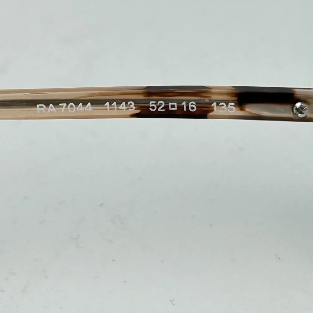 Ralph Lauren RA 7044 1143 Women Eyeglasses Frame Brown Full‎ Rim 52-16-135 mm